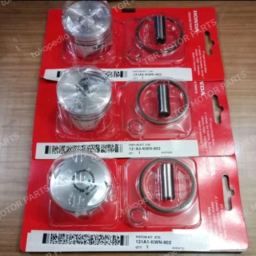Jual seher piston kit vario 125 os std,50 & 100 Original 100 Kab