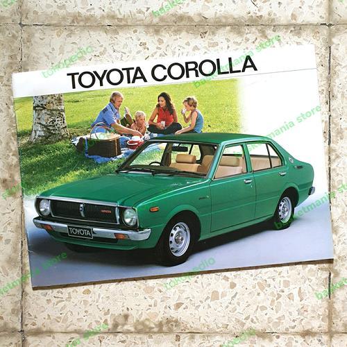 Jual brosur mobil toyota corolla booklet katalog lawas jadul iklan