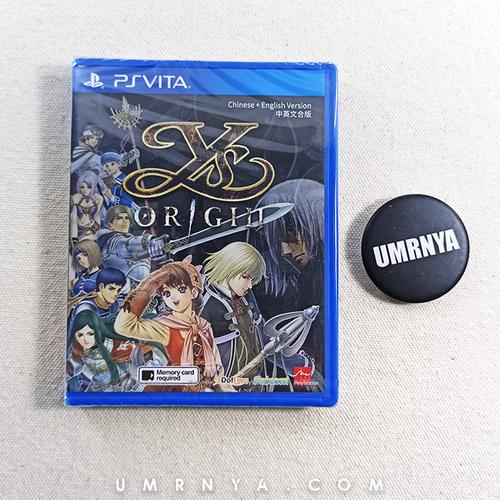 Jual Kaset Original PS Vita Ys Origin PSvita Games Cartridge Bkn ys VII