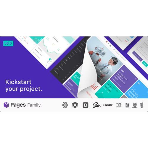 Notebook Pages Bootstrap Jual Bootstrap 4 - Pages v6.0 Premium Admin Template (HTML, React ...