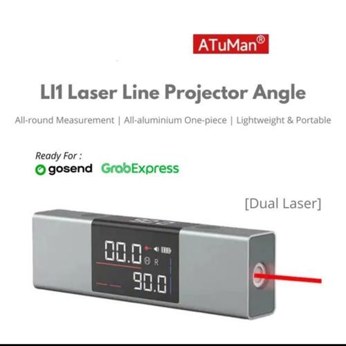 Li1 Jual DUKA Atuman LI1 Laser Line Projector Angle Inclinometer Dual Laser ...