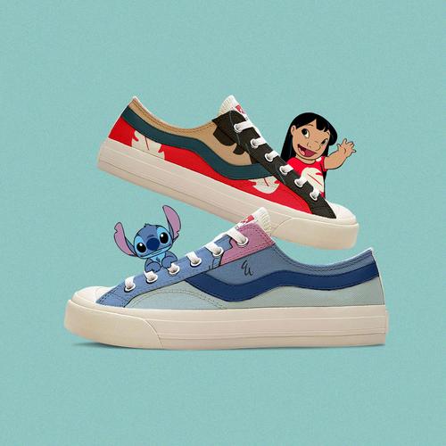 Jual SEPATU VENTELA STITCH AND LILO CUSTOM PAINT 37 Bogor