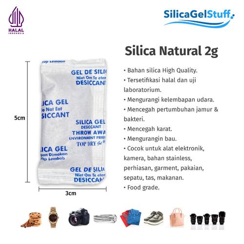 Promo silica gel natural 1kg 1000 sachets 1gram 2 gr + 500 Jakarta Pusat silicagelstuff