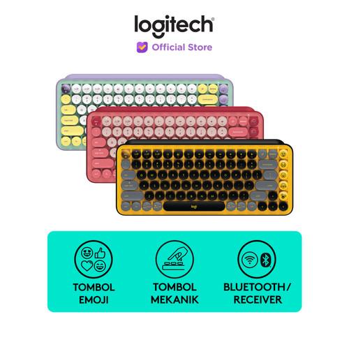 Jual Logitech POP Keys Mechanical Emoji Keyboard Wireless And Bluetooth