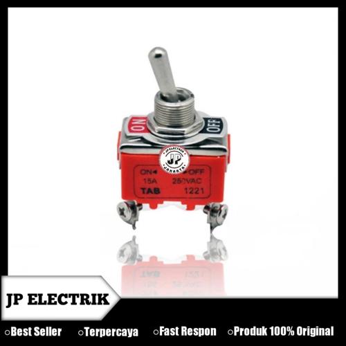 Jual Toggle Switch 4 Kaki On-Off 15A 250V Toggle Switch 1221 - Jakarta ...