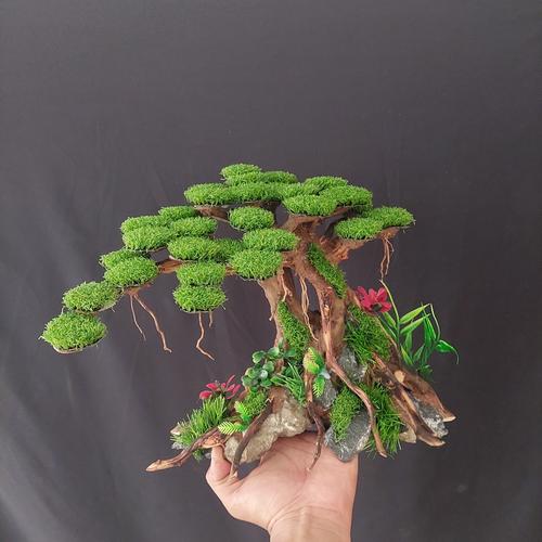 Jual Bonsai Aquascape Hiasan Aquarium Jumbo Tanaman Sintetis Kab
