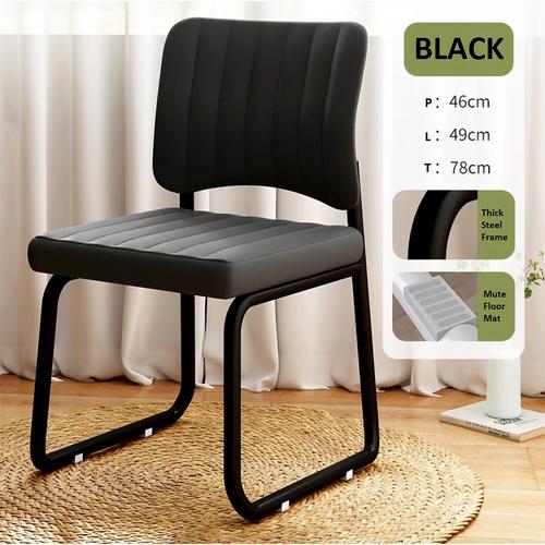 Jual Kursi Kantor Office Model U PVC Minimalis Kaki Besi Hitam - Kota ...