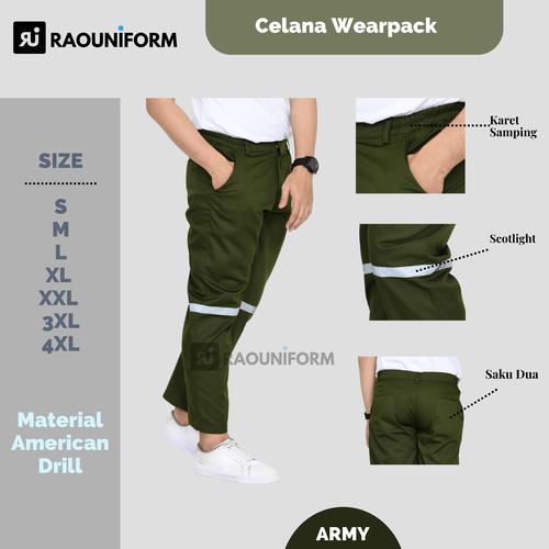 Promo Wearpack safety setelan celana/celana kerja wearpack/celana ...