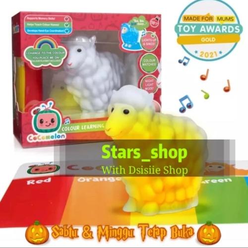 Jual Cocomelon Color Learning sheep light up & Sing Doll Original ...