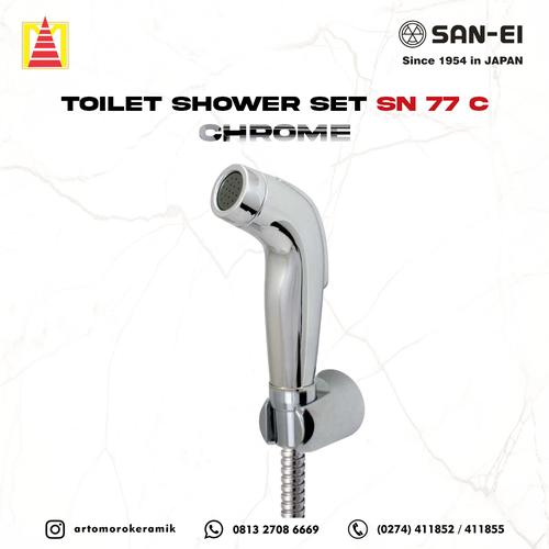 Jual Toilet Shower Set San-Ei SN77 C / Jet Shower Toilet San-Ei ...