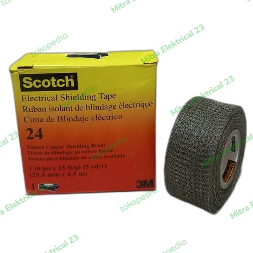 Jual 3M Scotch 24 Electrical Shielding Tape 25mm × 4.5m Original
