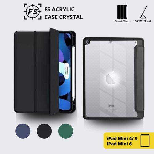 Promo Case iPad Mini 4/ 5/ 6 FS Acrylic Cover Matte Stylus Flip Casing ...