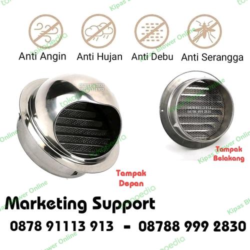 Jual Wall grill 3 inch grill dinding 3 inch wall diffuser 3 inch ...