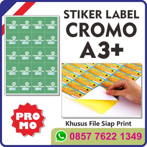 Jual STIKER LABEL KEMASAN CUSTOM UKURAN A3 BAHAN CROMO - Kota Bogor ...