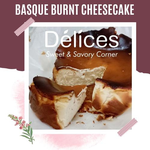 Jual Basque Burnt Cheesecake (Cake Ulang Tahun atau Hari Raya Ukuran