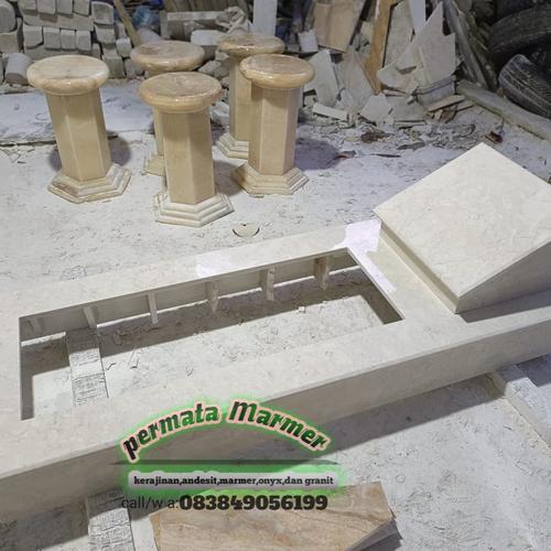 Jual Kijing makam model pahlawan batu marmer - Kab. Tulungagung