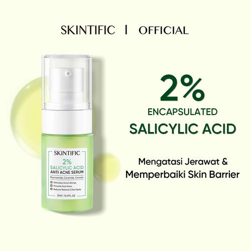 Promo SKINTIFIC 2 Salicylic Acid Anti Acne Serum 20ml Jerawat【BPOM