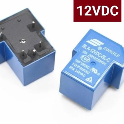 SLA 12VDC SL A / Relé, SPST NO, 12V DC, 30A / 240V AC, Pinek Száma: 4 - Foto 8