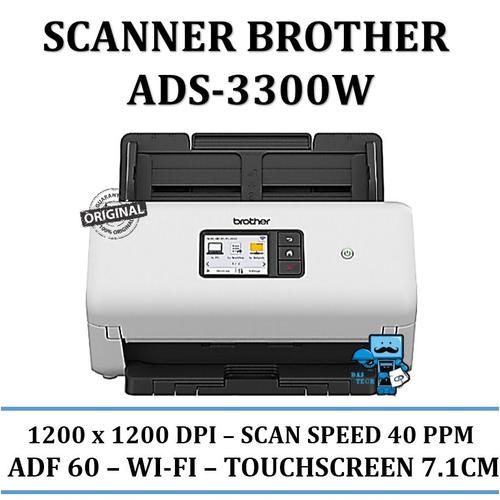 Promo Scanner Brother ADS3300W Desktop Document Scanner Cicil 0 3x Jakarta Pusat das
