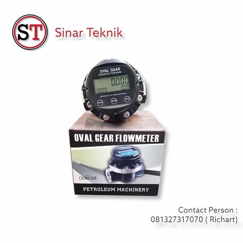 Jual FlowMeter 2" OGM Digital - Oval Gear Flowmeter Digital DN50 50MM ...