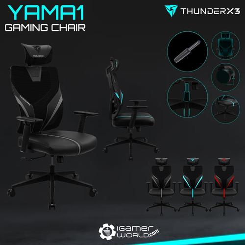 Jual ThunderX3 Yama1 Series Gaming Chair BLACK Kota Surabaya