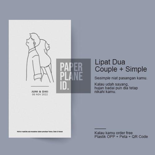 Jual Undangan Pernikahan Simple Minimalis pp150 - Jakarta Timur - Paper ...