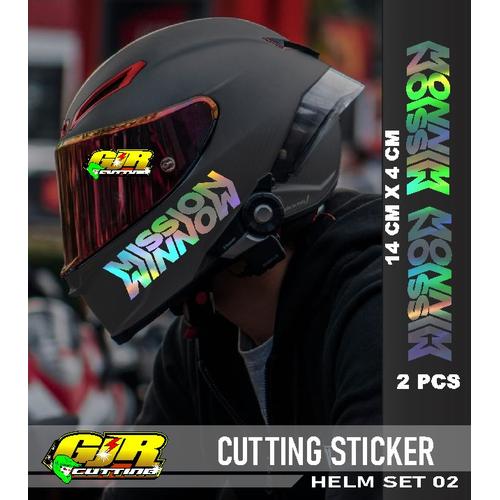 Jual Cutting Sticker HELM Full Face Stiker Lis Variasi HELM SET 02