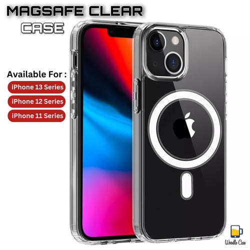 Promo Case iPhone 13 12 11 Pro Max 13 12 mini MAGSAFE CLEAR Casing