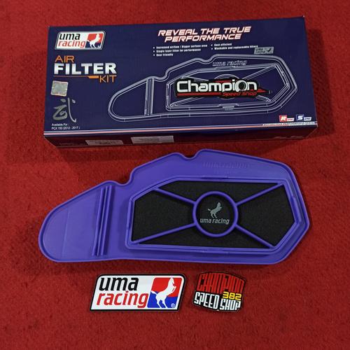 Jual Air Filter Udara UMA Racing Dual Kit Vario 125 Vario 150 PCX 150 CBU Kota Bandung