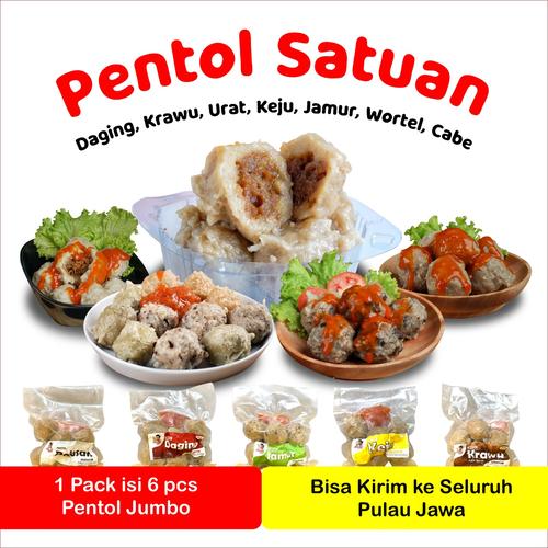 Jual Satuan Pentol Buto Frozen Pentol Daging Jumbo Bukan Cilok