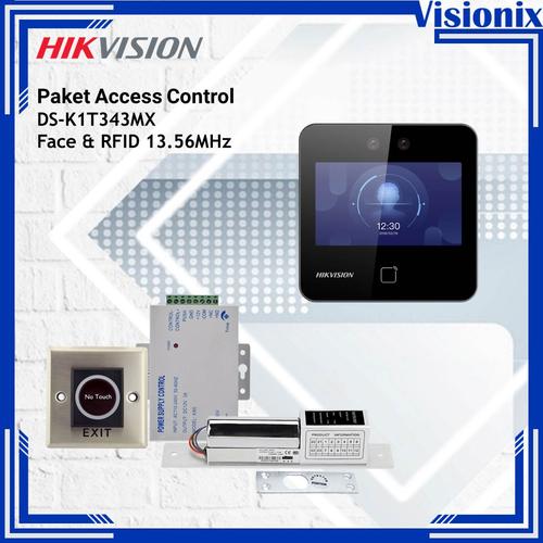 Jual Paket Access Door Hikvision DSK1T343MX Face Access Control Pintu