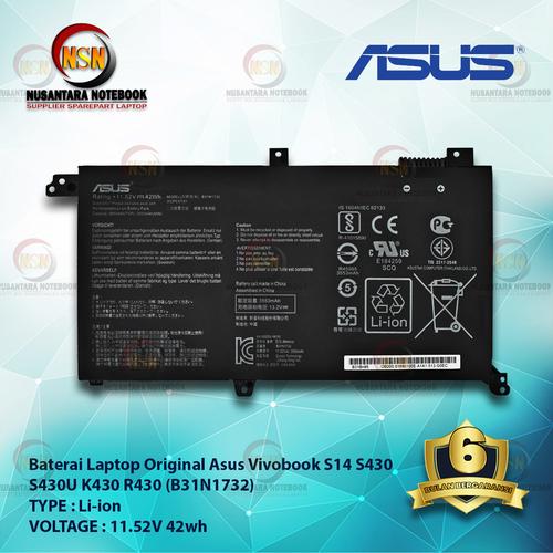 EneSph B31N1732 Laptop-Batteria per ASUS VivoBook X571G X571GT F571G FX571GT S430U S430UA X430U X430UA K571GD A571G A571GT K571G K571GT S430F FS430FA EneSph B31N1732 Laptop-Batteria per ASUS VivoBook X571G X571GT F571G FX571GT S430U S430UA X430U X430UA K571GD A571G A571GT K571G K571GT S430F FS430FA