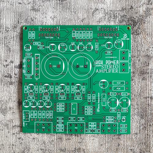 Jual PCB Stereo Amplifier TDA7294 pakai tone controll - Kab. Deli