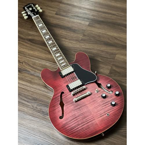 Jual Epiphone ES-335 Figured Semi-Hollowbody In PRB (Raspberry Burst ...