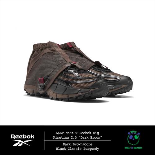 Jual A$AP Nast x Reebok Zig Kinetica “Dark Brown” Kab