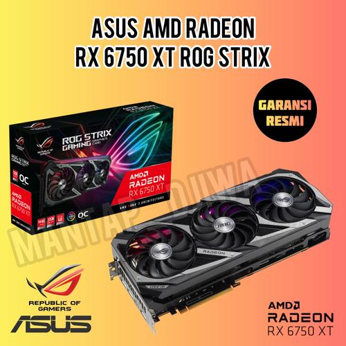 Jual AMD Radeon RX 6750 XT 6750XT ROG STRIX 12G OC Edition New - Main Image