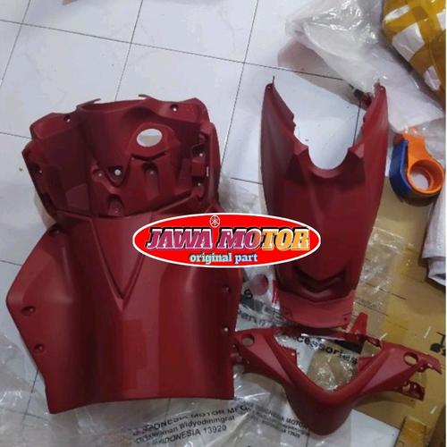 Jual COVER BODY KASAR XEON GT 125 MERAH ORIGINAL YAMAHA 1 set Kota