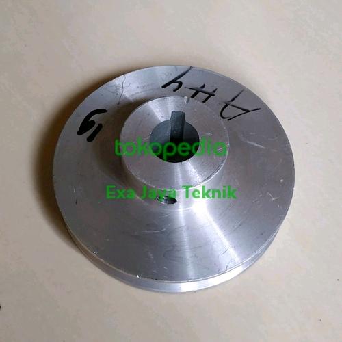 Puli 4 Inch Jual Pulley puli 4 inch lubang as TIRUS (mengerucut) jalur A1 ...