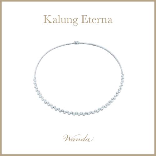 Promo Kalung Berlian Wanda Eterna Narita White Gold Necklace