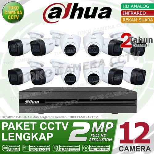 PAKET CCTV DAHUA 2MP AUDIO 16 CHANNEL 12 KAMERA HARDDISK 4TB di Toko  Camera Cctv Tokopedia