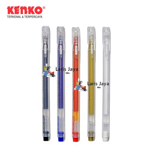 Jual Pulpen Gel Pen KENKO KE-303 T-GEL Triangular Jumbo Gel 0.5mm