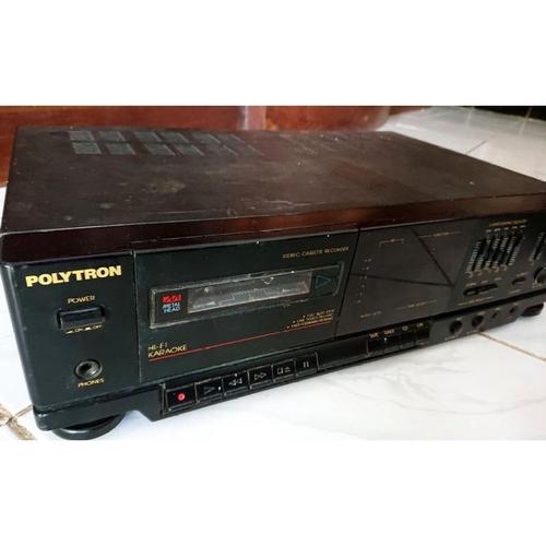 Jual Radio tape compo POLYTRON Deck jumbo bazzoke vintage bukan 64 gb