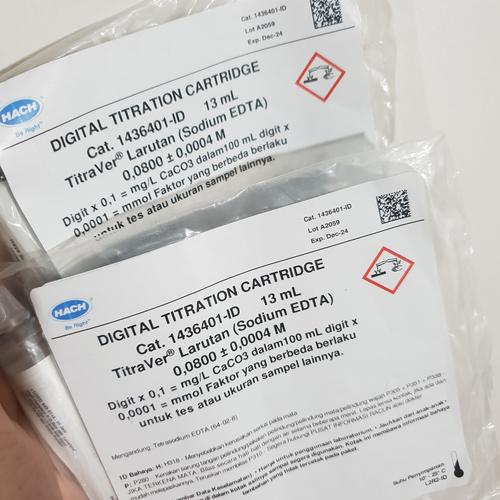 Jual HACH 1436401ID EDTA Digital Titration Cartridge Kab. Malang
