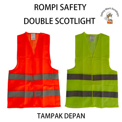 Jual Rompi Safety Jaring Polyester / Rompi Safety Proyek / Safety Vest ...