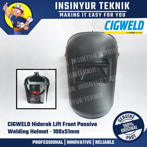Jual Topeng Las CIGWELD Hiderok Lift Front Welding Helmet 108x51mm box