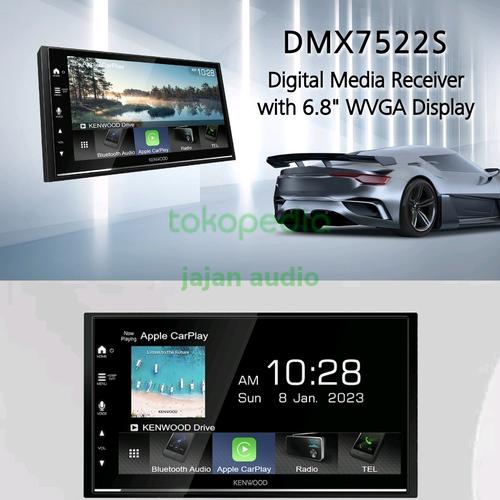 Jual Kenwood DMX 7522S 7" 7522 wireless Apple Carplay head unit