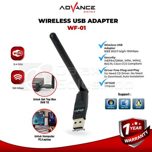 Jual ADVANCE WF01 STB Set Top Box USB Dongle Wifi Wireless Adapter