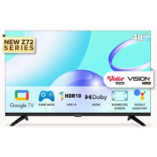 Promo Coocaa 40Z72 led google tv 40 inch Full Hd Smart tv Hdr Cicil 0