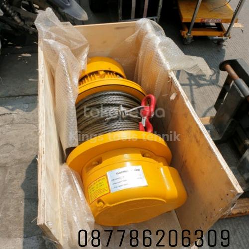Jual (KTE)Electric Winch 3 Ton 100 Meter Heavy Duty 3 Phase WeKa