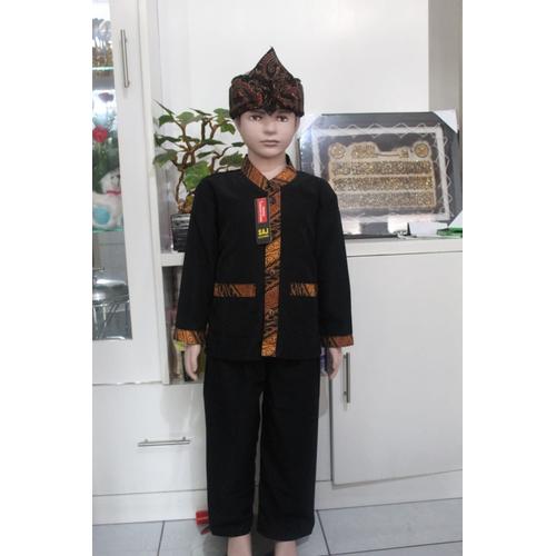 Jual stelan baju celana pangsi silat tradisional sunda jawa adat anak 1 ...